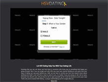 Tablet Screenshot of hsvdating.net